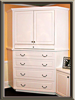 Built-ins - White TV Cabinet