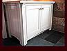 Painted Bath Vanity. Corner column, corbel, and end panel detail.