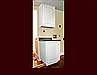 Laundry Room Utility Cabinet. White Painted Raised Panel Overlay door style.