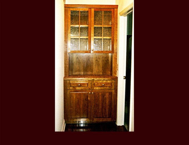 Butler Pantry Wall Cabinets Glass Door