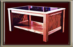 Furniture Projects - Glass Top Coffee Table