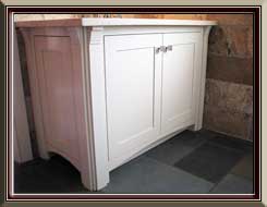 White Painted Vanity